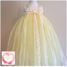 Load image into Gallery viewer, Full length tulle &amp; lace tutu dress