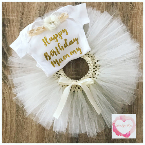 Happy birthday Mummy tutu set