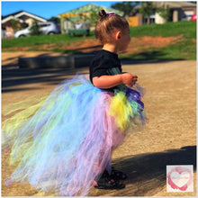 Load image into Gallery viewer, Pastel train high low Tutu skirt