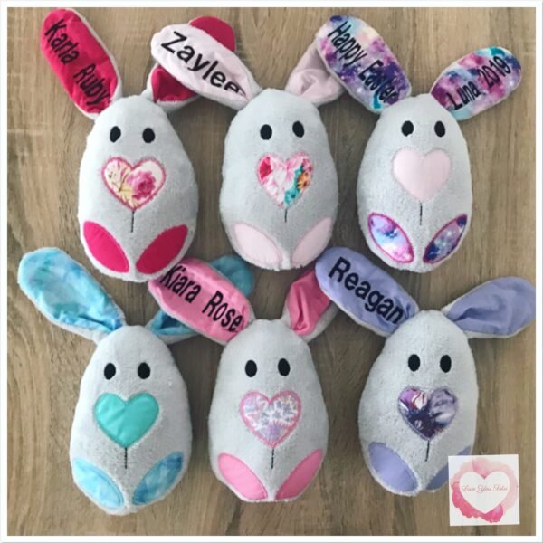 Personalised bunny stuffie