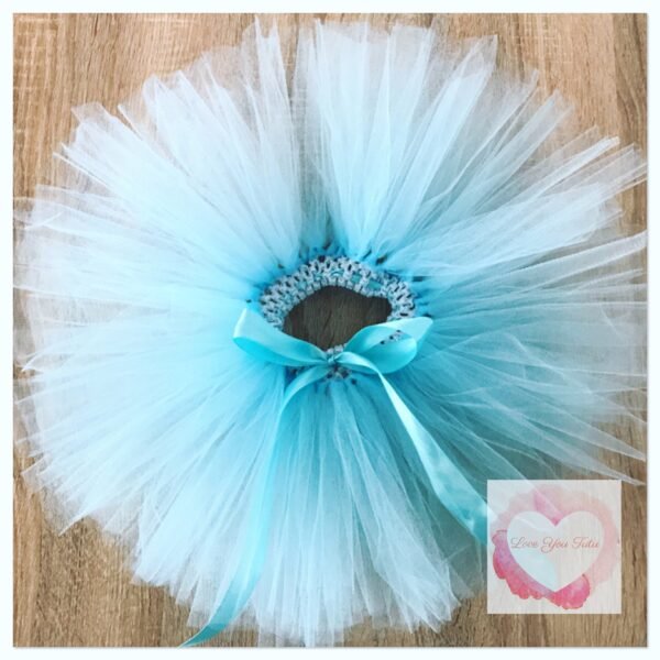 Baby blue short Tutu skirt