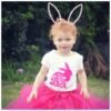 Fuchsia & sequin full length girls tutu skirt - Image 2