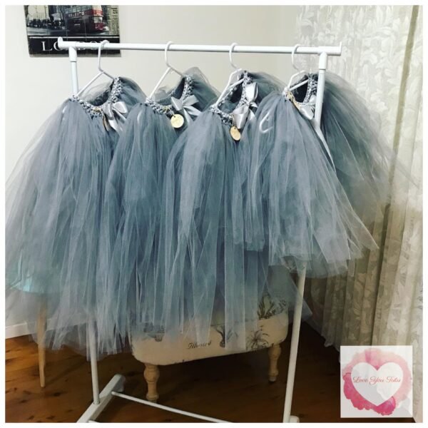 Grey 3/4 length Tutu skirt