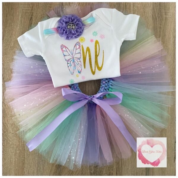 Butterfly one tutu set
