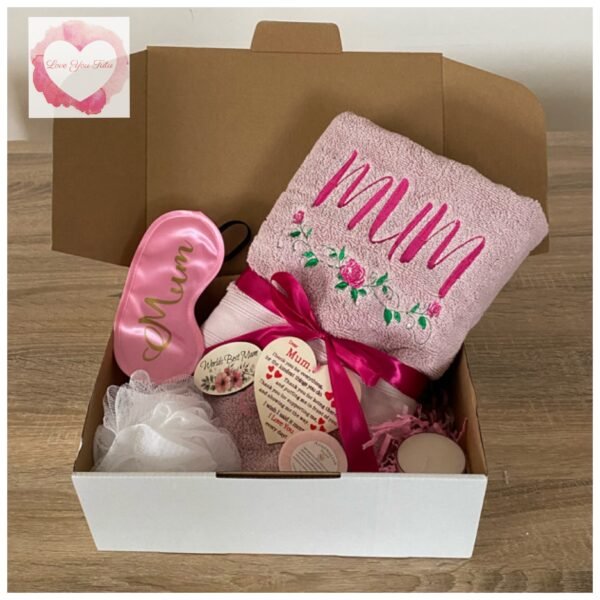 Pink Mum Personalised pamper gift set- ready to ship