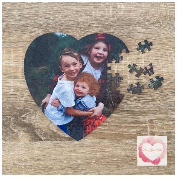 Personalised heart puzzle