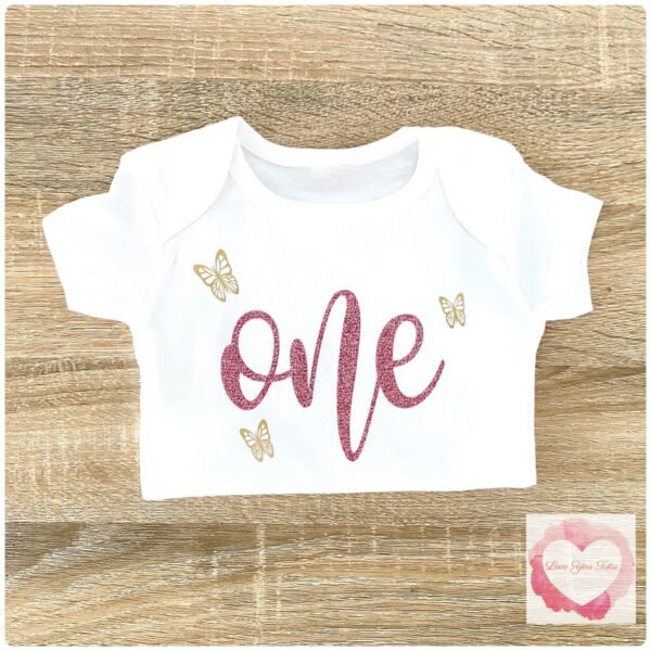 Rose one glitter one design