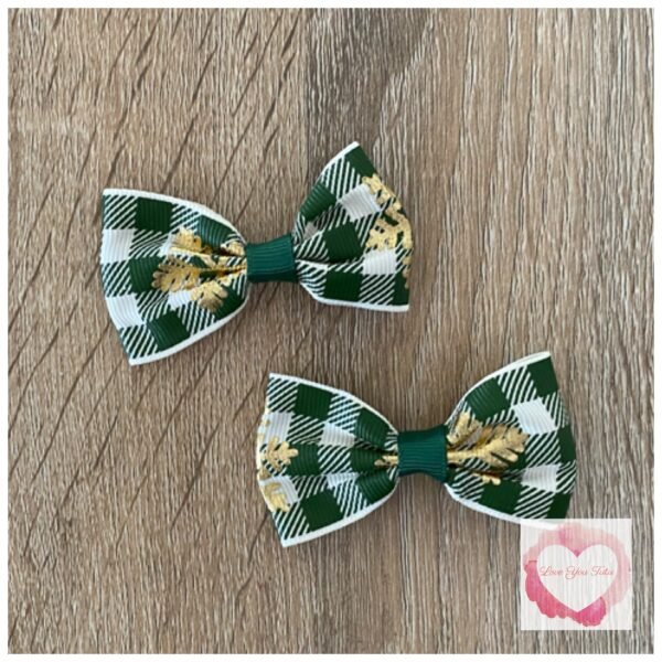 Christmas Bow hair clip sets - Image 6