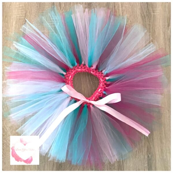 Multicoloured short tutu 1-5 years -ready to ship