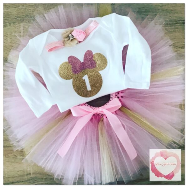 Mouse-girl glitter tutu set - Image 2