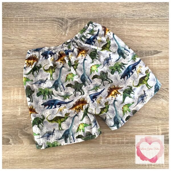 Dinosaur shorts size 3- ready to ship