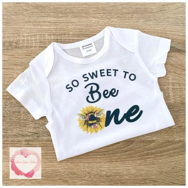 Sunflower Bee printed design