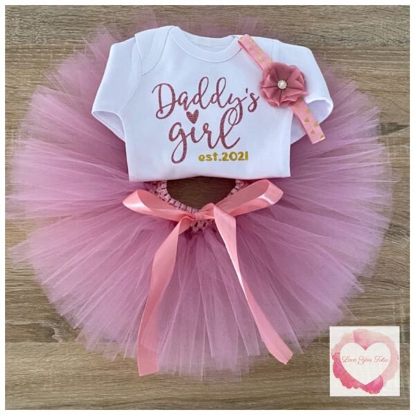 Daddy’s girl est. tutu set - Image 2