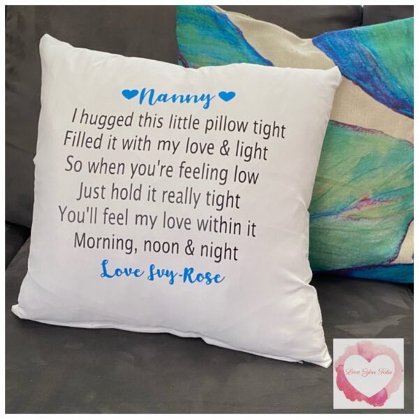 Personalised Hug cushion - Image 7