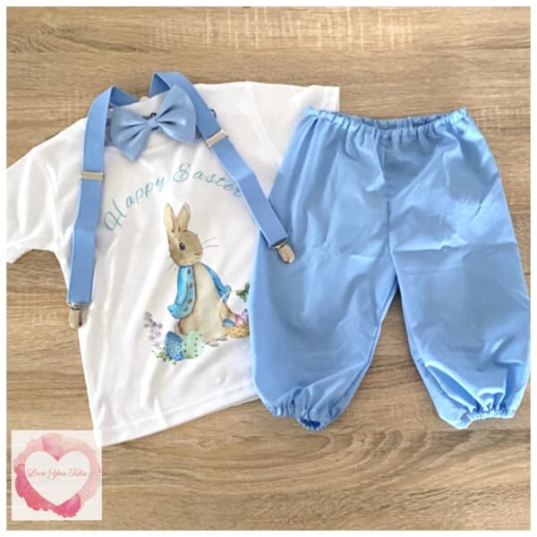 Rabbit blue 3 piece harem set