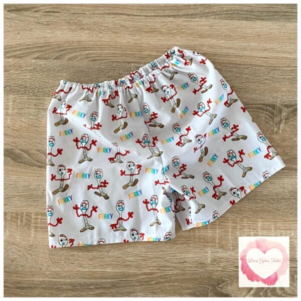 Forky shorts size 5- ready to ship