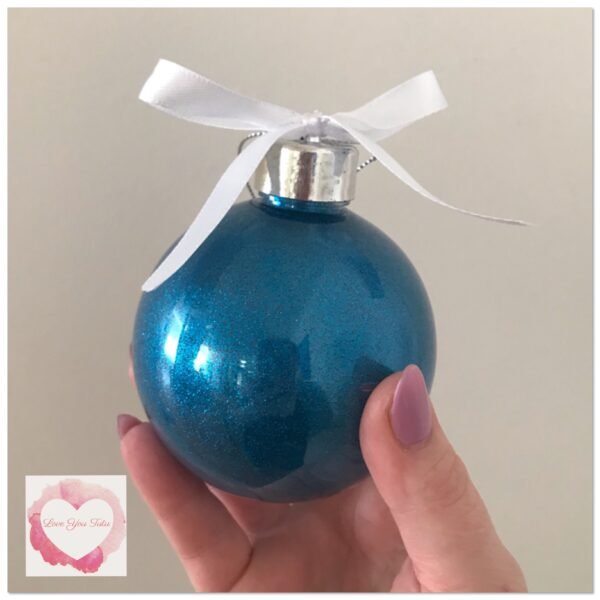 Personalised glitter Baubles - Image 13