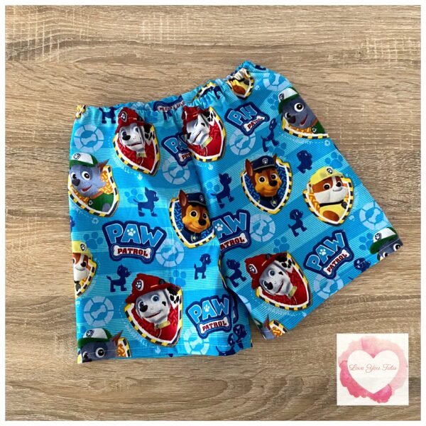 Paw patrol shorts size 2- ready to ship