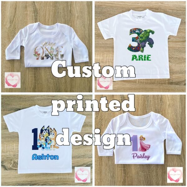 *Custom sublimation Put a picture on it kids design