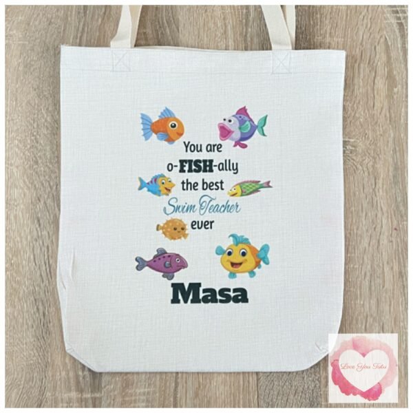 Personalised teachers tote bags-various designs - Image 10