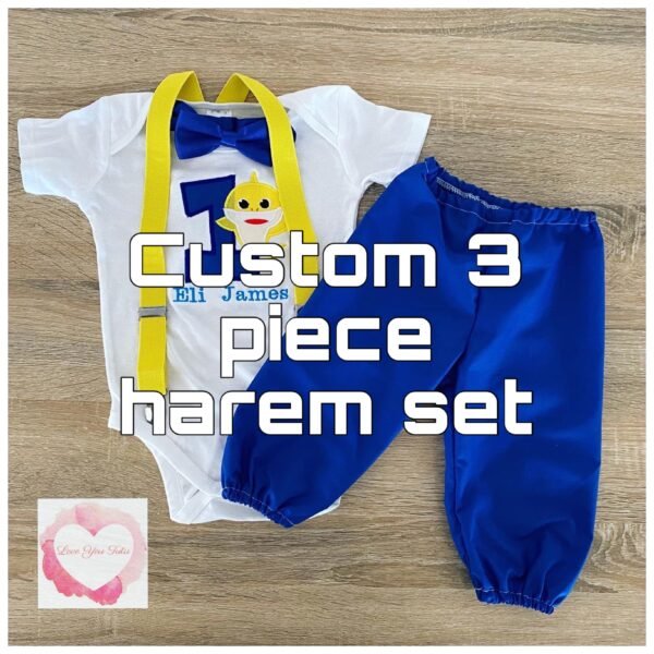 *Custom Boys 3 piece harem set