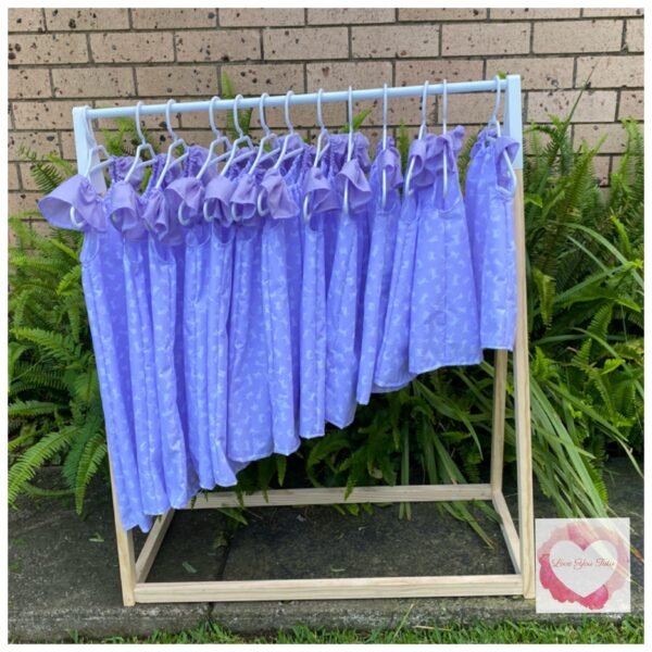 Lavender Bunny Flutter Sleeve dress release - Image 2