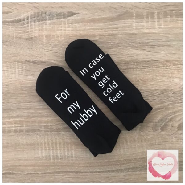 Hubby to be socks