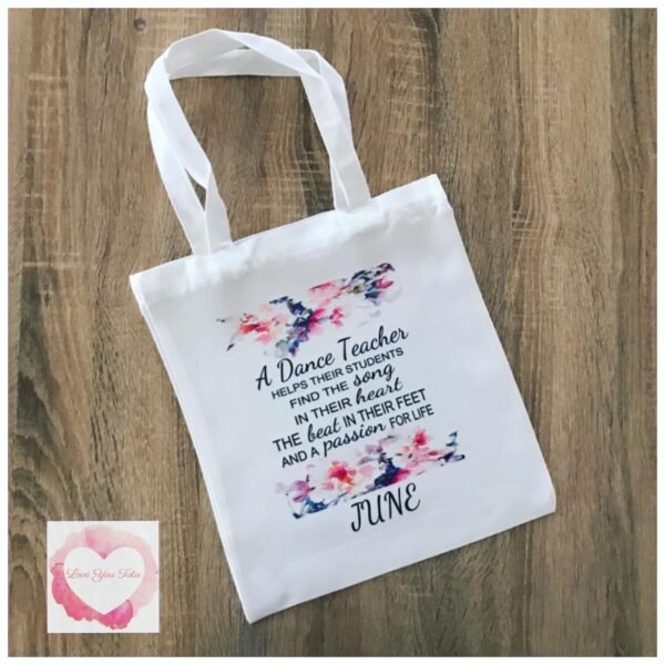 Personalised teachers tote bags-various designs - Image 4