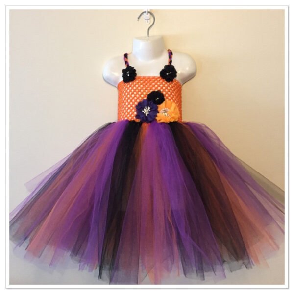 Halloween flower Tutu dress