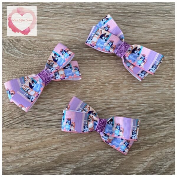 Bluey bow hair clips - Image 9