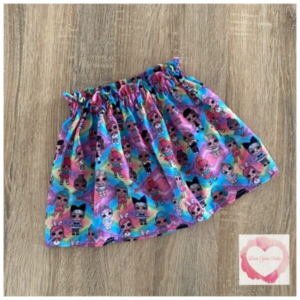 LOL doll  paperbag skirt- size 5-6 - ready to ship