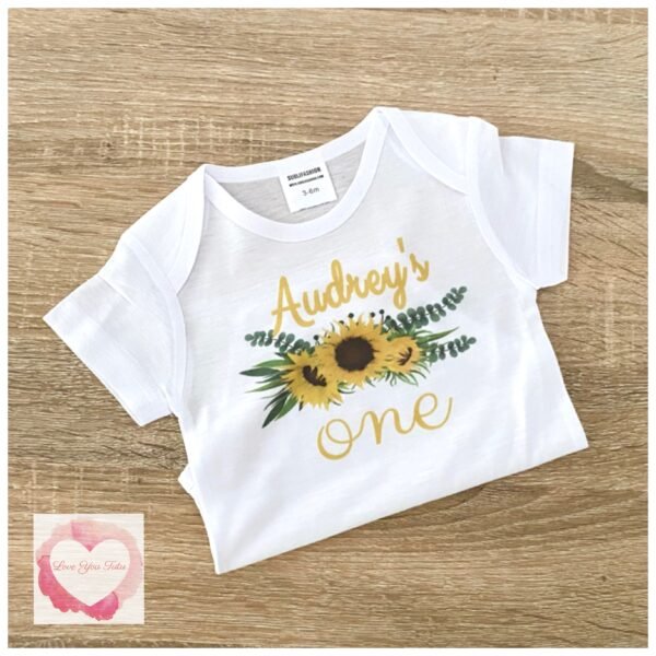 Sunflower one printed design