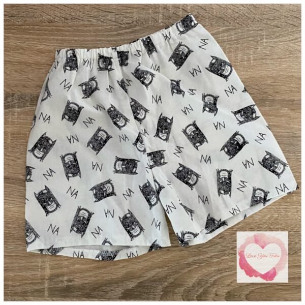 Bat shorts size 2- ready to ship