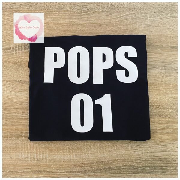Personalised numbered design adult