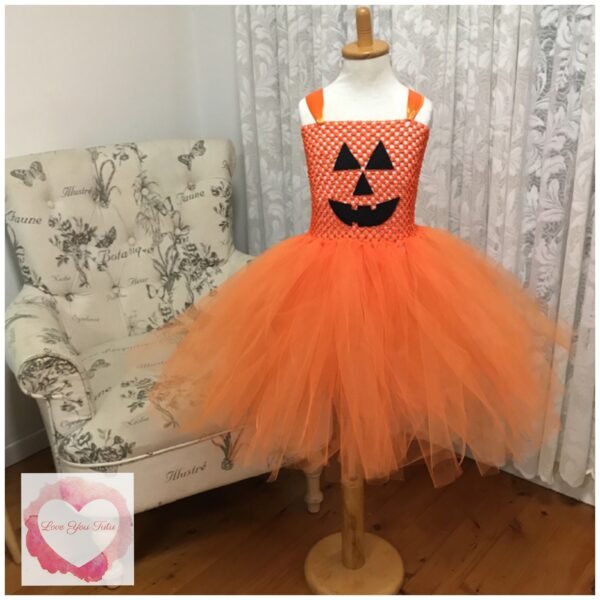 Jack o lantern tutu dress