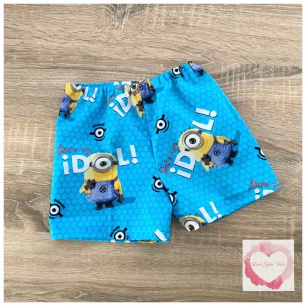 Yellow Mins shorts size 0- ready to ship
