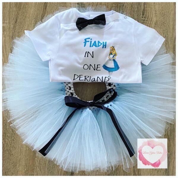 Personalised One derland tutu set