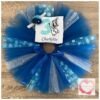 Embroidered snowman tutu set - Image 2