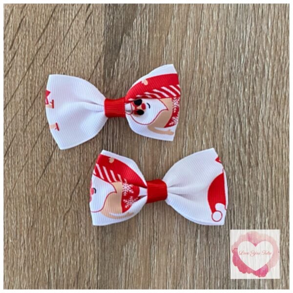 Christmas Bow hair clip sets - Image 8