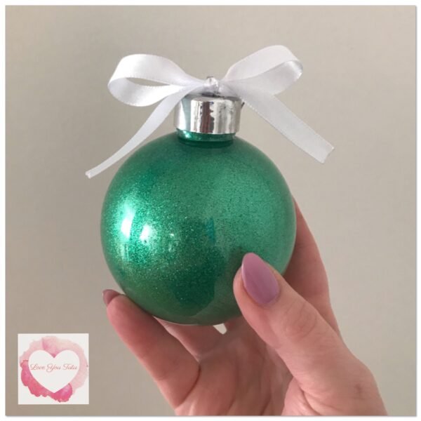 Personalised glitter Baubles - Image 12