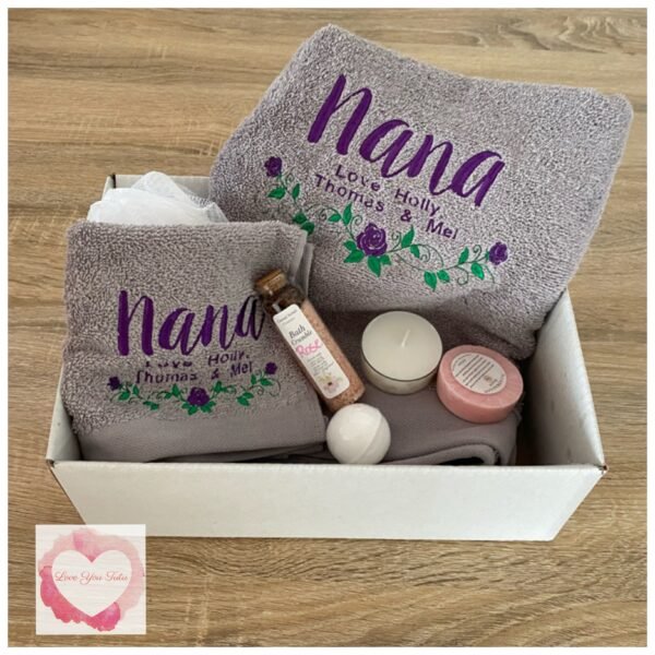 Personalised pamper bath gift set - Image 4