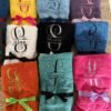 Embroidered split monogrammed towel - Image 5
