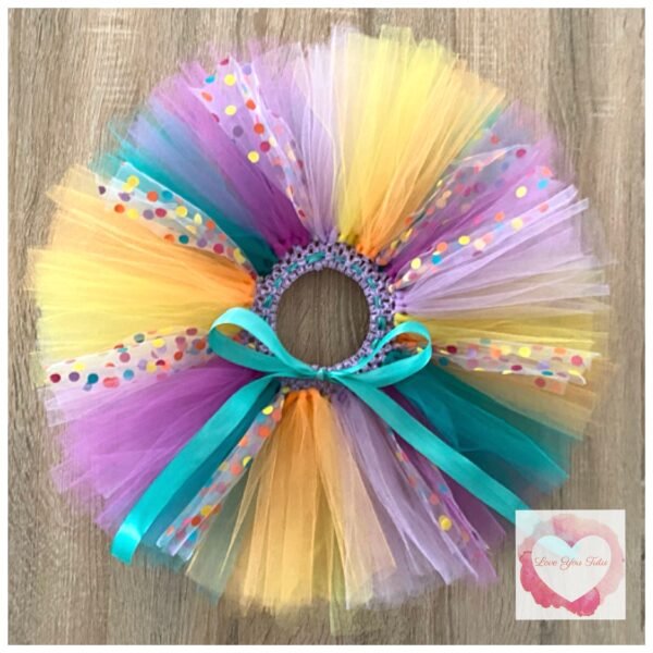 Confetti short tutu 1-5 years -ready to ship