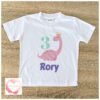 Dinosaur princess printed design