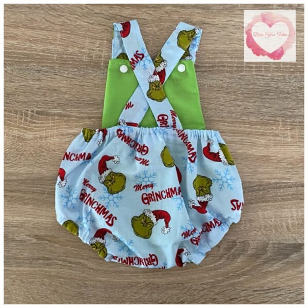 The Grinch romper size 3-6 mths -ready to ship - Image 2