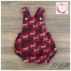 Deer romper size 0-3 mths -ready to ship