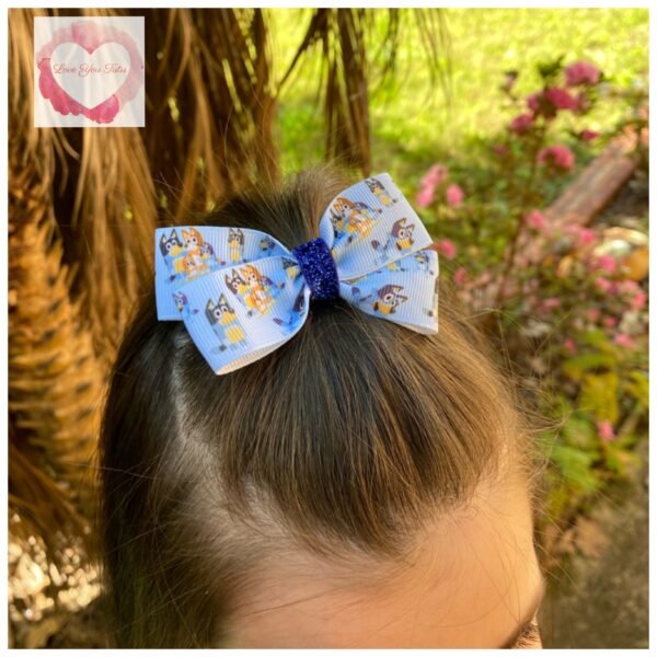 Bluey bow hair clips - Image 2