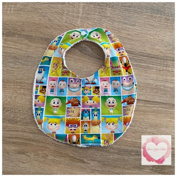 90’s characters bib -ready to ship