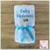 Embroidered personalised towel with picture - Image 9