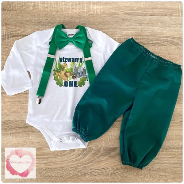 Jungle 3 piece birthday harem set